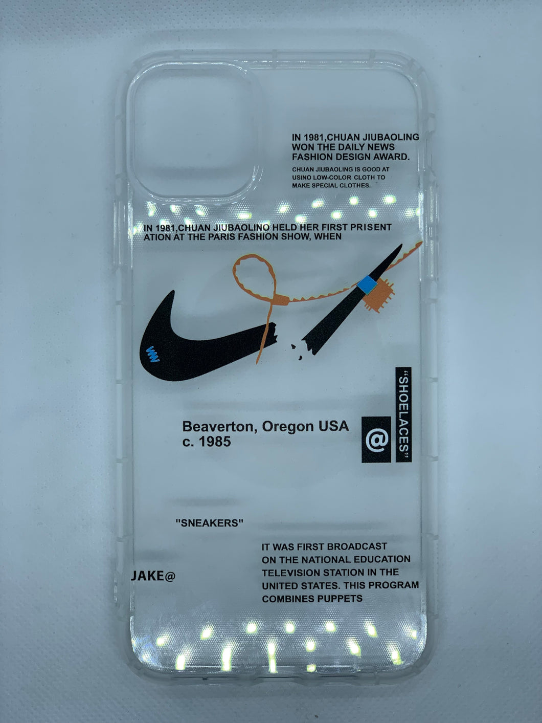 Off-White phone case (Clear)