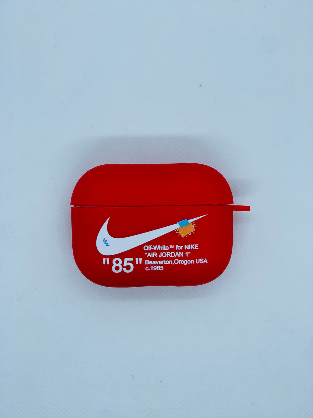 Off-White Airpods Pro case (Red)